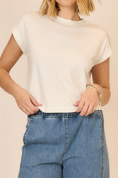 Cooling Relaxed Short Sleeve Top