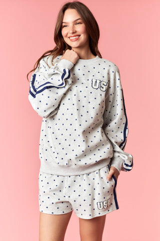 USA Polka Dot Sweatshirt