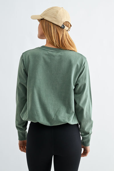 Mono B Bubble Hem Sweatshirt