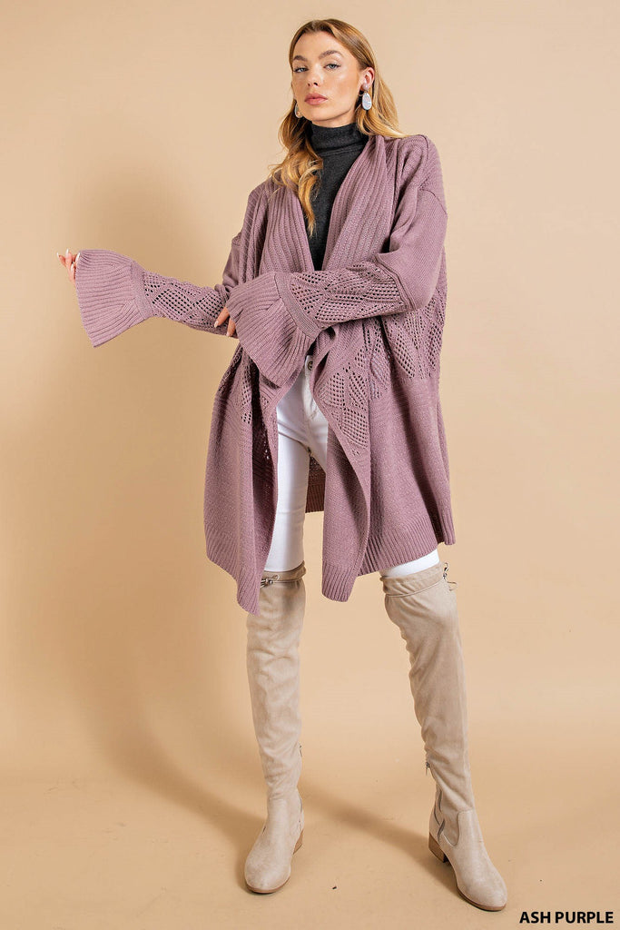 Lavender Bell Sleeve Cardigan Absolute Style Boutique Lavender Bell Sleeve Cardigan Absolute Style Boutique