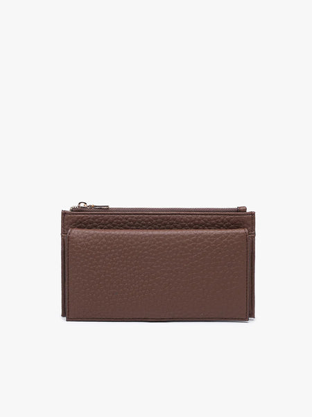 Bi-Fold Pebble Vegan Leather Wallet