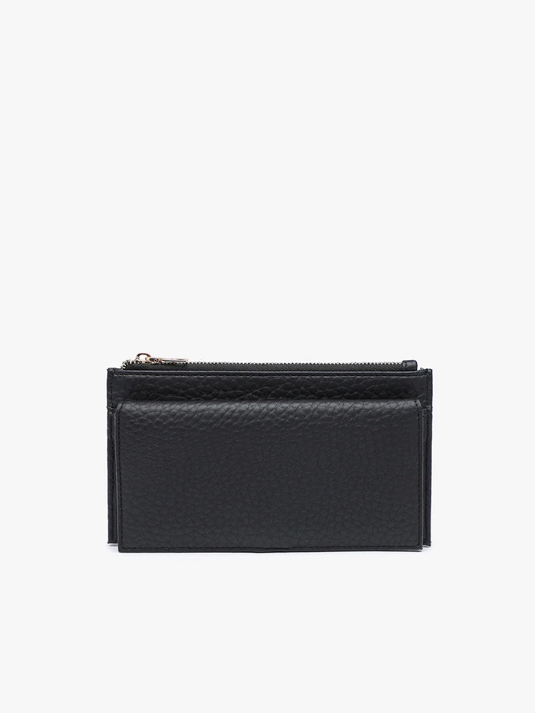 Bi-Fold Pebble Vegan Leather Wallet
