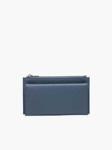Bi-Fold Pebble Vegan Leather Wallet