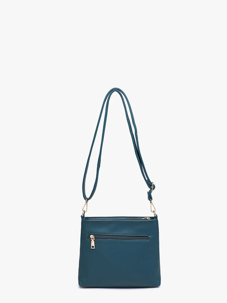 Double Zip Crossbody Bag