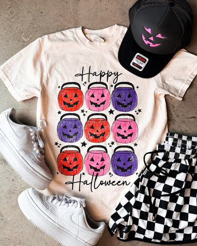 Happy Halloween Trick or Treat Bucket T-Shirt