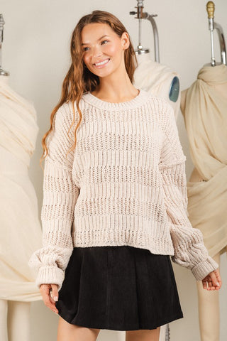 Plush Knit Sweater