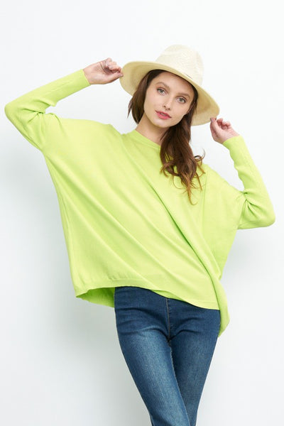 Neon Lime Knit Sweater