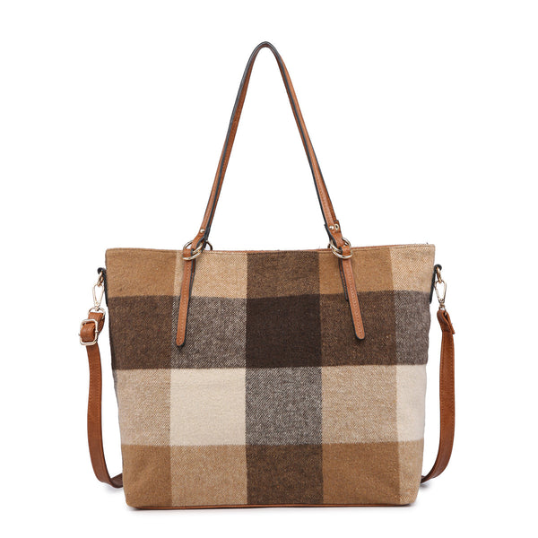 Plaid Tote Handbags