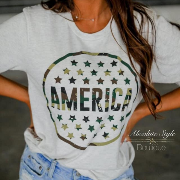 America Camo Stars