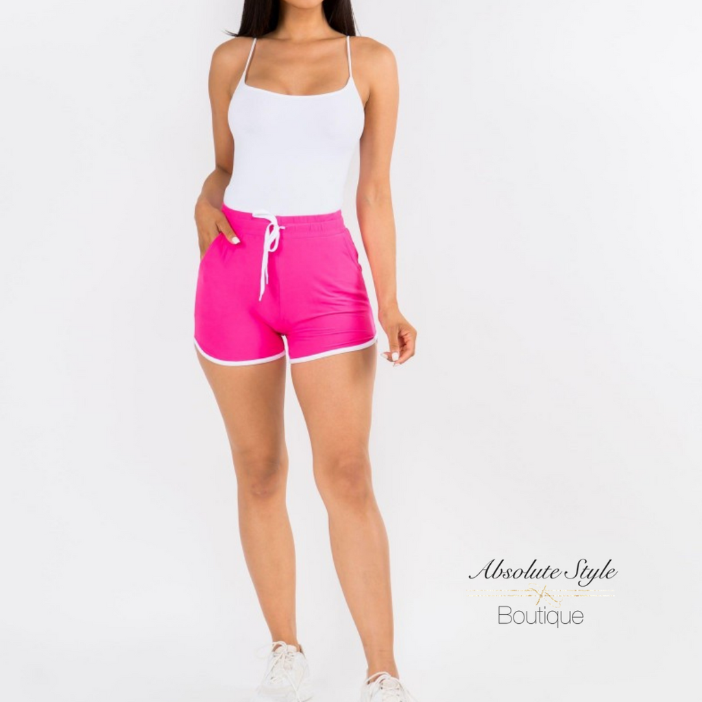 Hot Pink Active Shorts