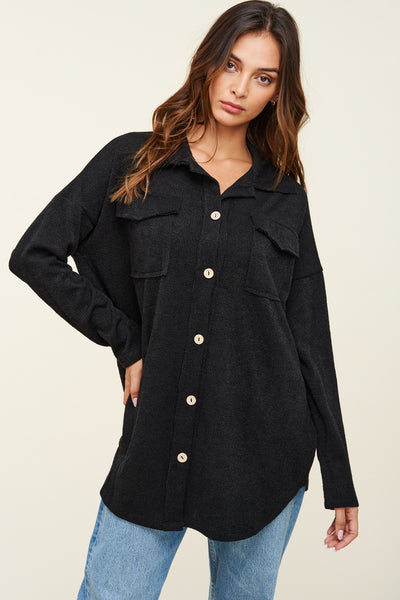 Lightweight Stretchy Shacket