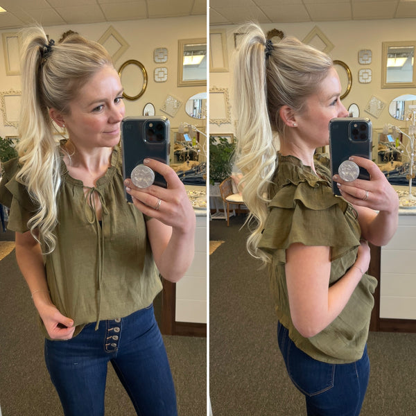 Frill Sleeve Blouse