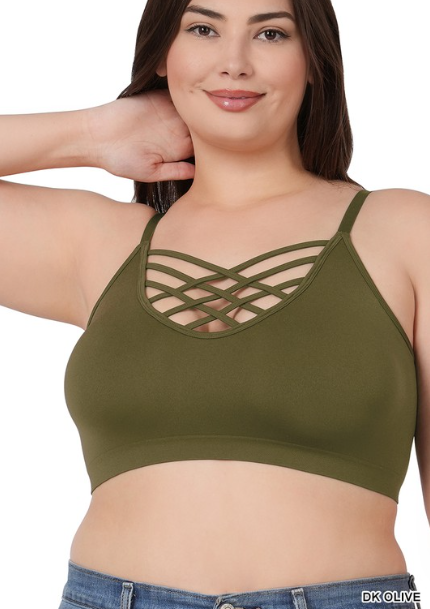 Criss Cross Bralette NON-Padded – Absolute Style Boutique