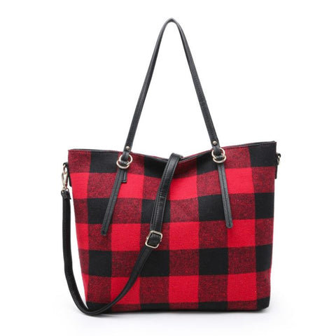 Plaid Tote Handbags