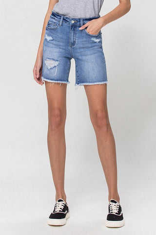 Vervet Midi Denim Shorts