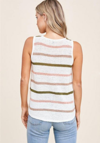 V-Neck Sweater Tank